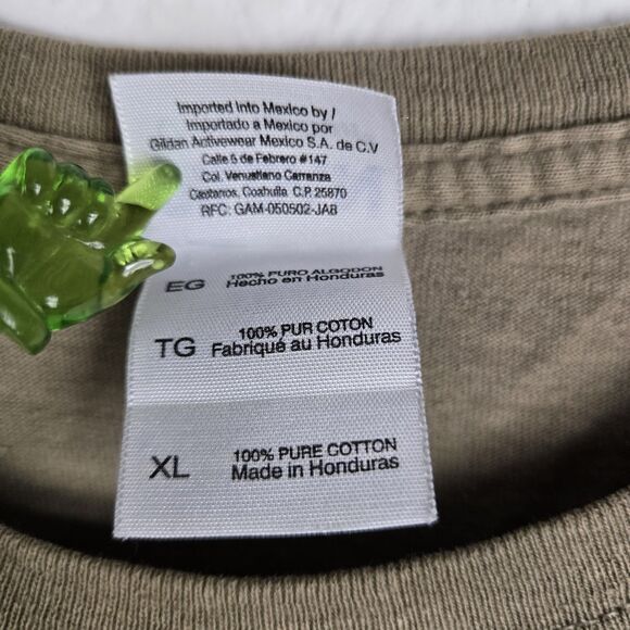 Vtg Billy Bob's Texas World's Largest Honky Tonk T-Shirt Sz XL Khaki Green - Picture 5 of 5